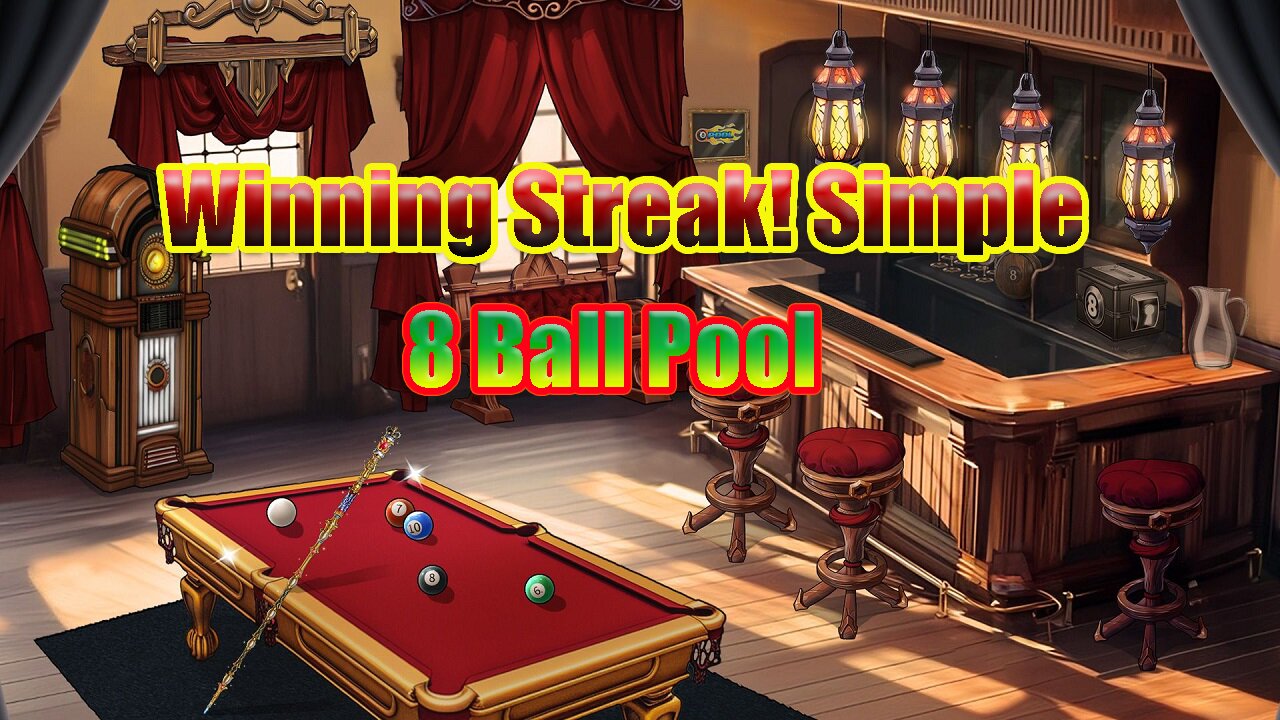 🎱 Winning Streak! Simple 8 Ball Pool Gameplay