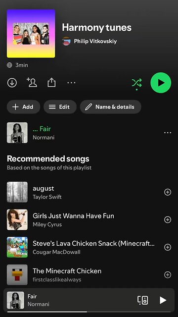 This is my backup account on Spotify called harmony tunes it’s all fifth harmony songs