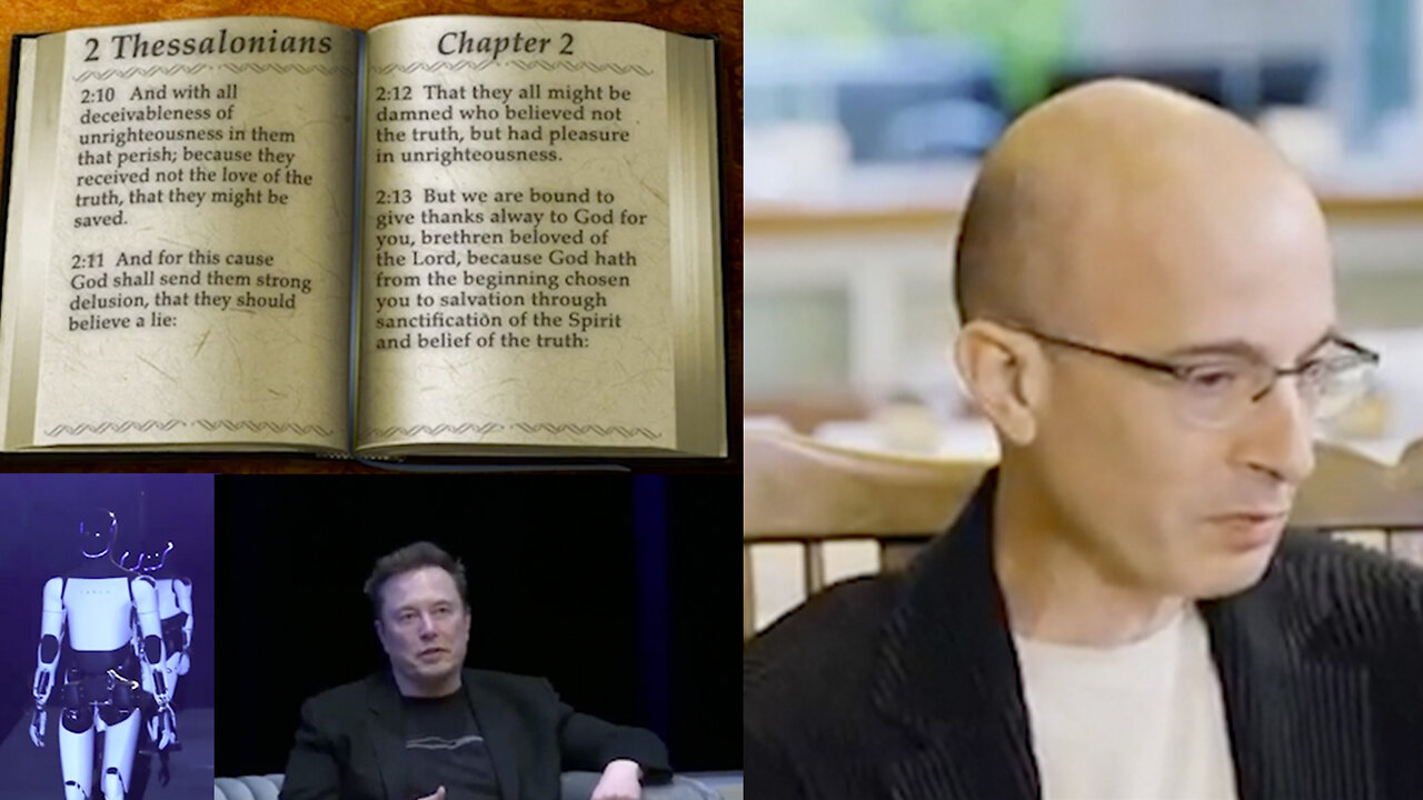 Yuval Noah Harari | "People Looking for a Relationship, Something AI Could Give Them. Japan, Korea, China...It Is Also Becoming Big In Europe People Start to Have AI Boyfriends & Girlfriends...Biggest Delusion." 2nd Thess 2:12