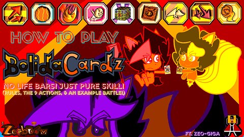 HOW TO PLAY BOLIDACARDZ | Zeoboom's Card Fighting Game (In Desc)
