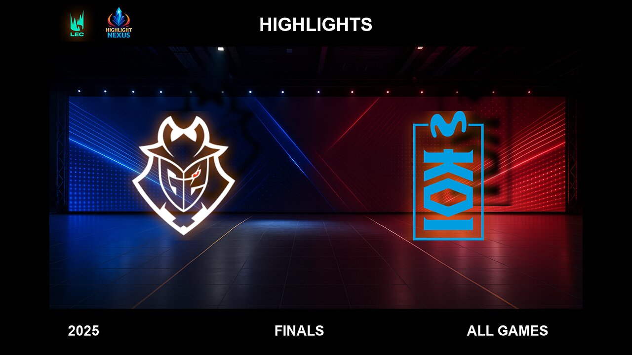 G2 vs MKOI ALL GAMES Highlights - LEC Spring Finals 2025 - G2 Esports vs Movistar KOI