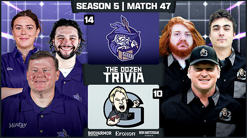 Grinders vs. Charity Case | Match 47, Season 5 - The Dozen Trivia League