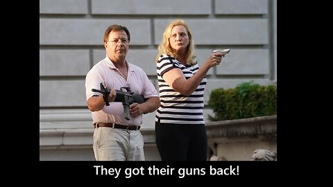 McCloskeys get their guns back! 