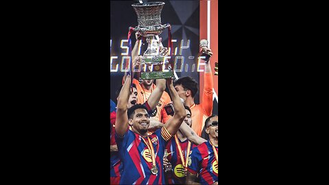 FC Barcelona won Spanish Supercopa against Real Madrid #fcbarcelona #football #fifa #spain #españa