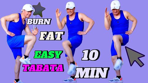 🟣TABATA EASY-TO-DO🛖👏🟣Burn fat at home🛖👏🥳Standing, you can do these exercises❤️🤝😍Ideal for beginners
