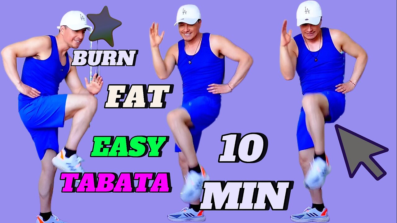 🟣TABATA EASY-TO-DO🛖👏🟣Burn fat at home🛖👏🥳Standing, you can do these exercises❤️🤝😍Ideal for beginners