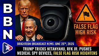 Trump tricks Netanyahu, RFK Jr. pushes medical spy devices, false flag risk heightens