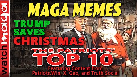 Trump Saves Christmas: PATRIOTS' TOP 10 - Booming Economy, JD Vance Defends White Men