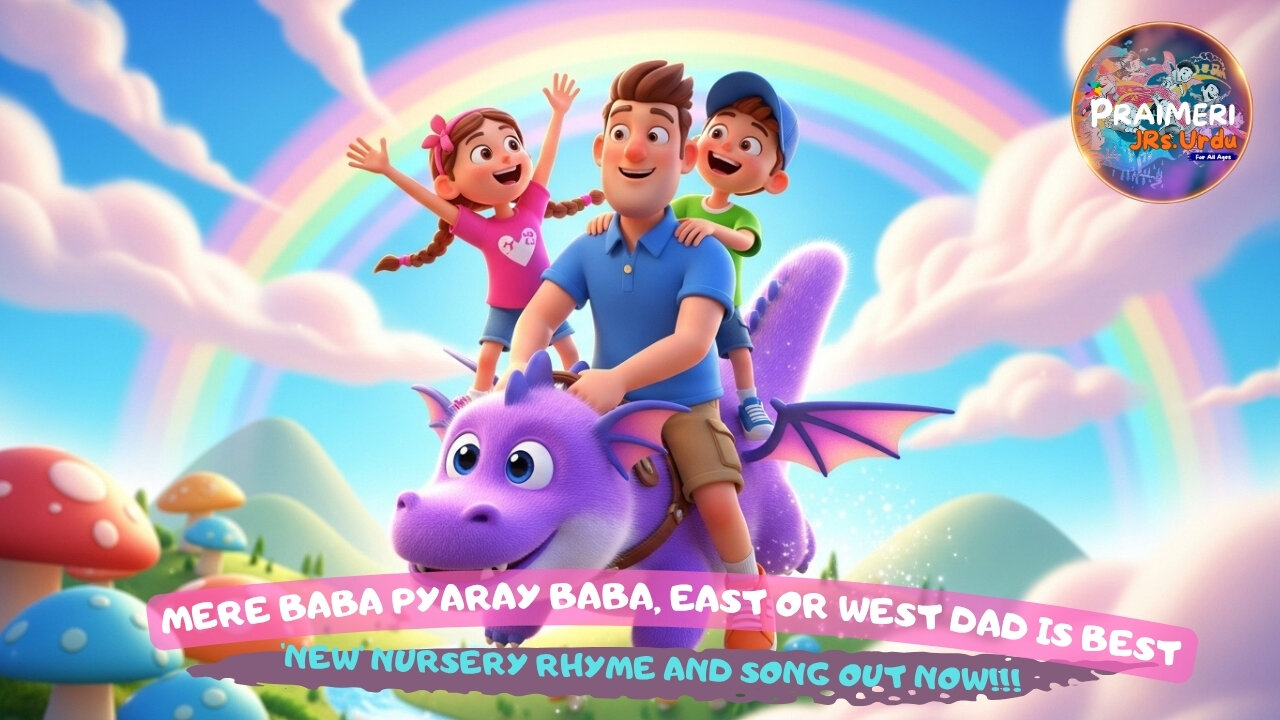 Mere Baba Pyaray Baba, East or West Dad is Best | 'NEW' Nursery Rhyme and Song out NOW!!!