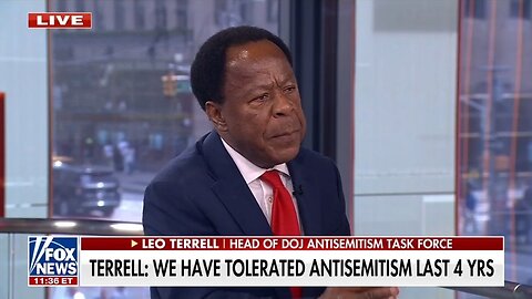 DOJ Official Leo Terrell: Biden Allowed Anti-Semitism To Fester