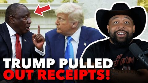 Trump EXPOSES South African President On LIVE TV DENYING White Farmers Being UNALIVED