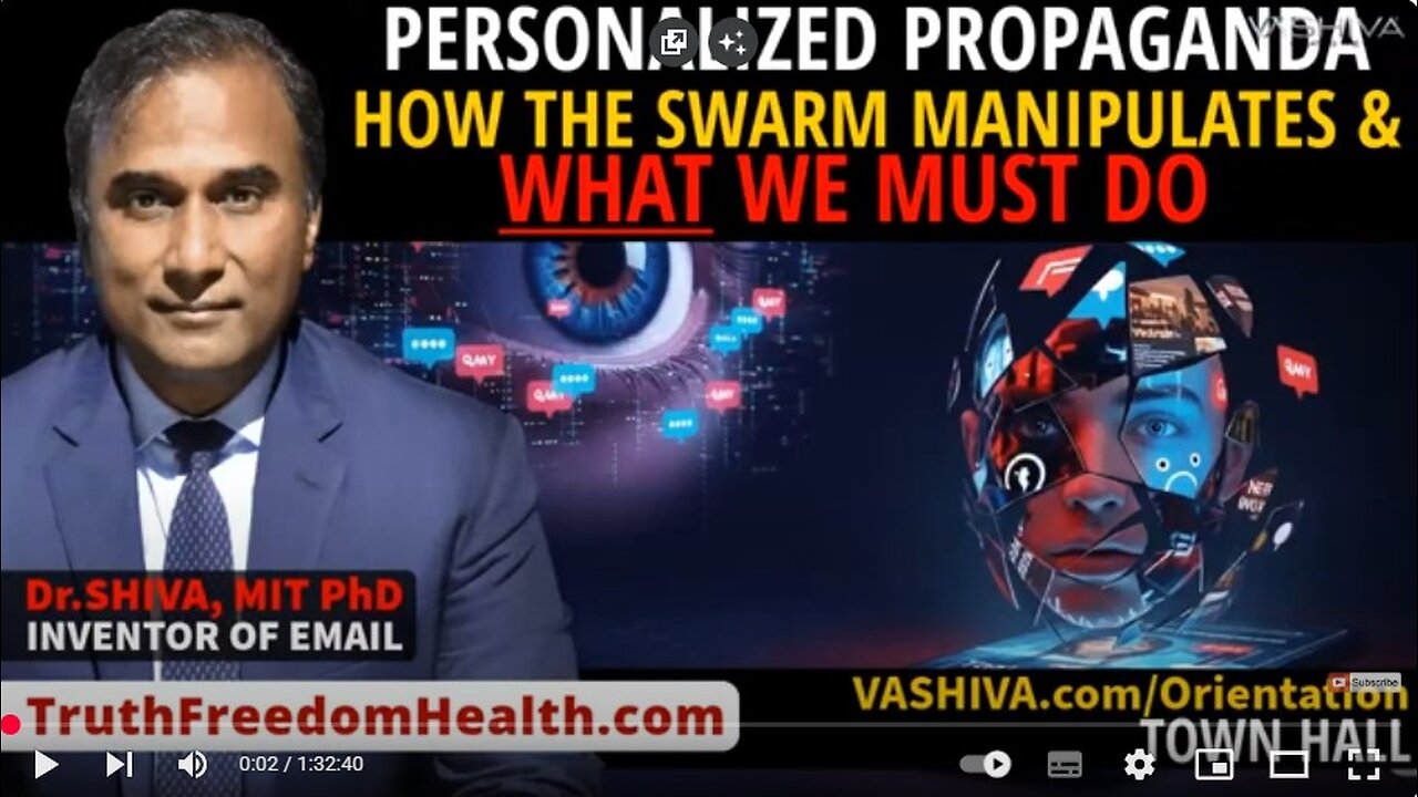 Dr SHIVA - Personalized Propaganda. How The Swarm Manipulates & WHAT We Must Do