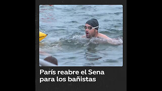 El río Sena se reabre para bañistas por primera vez en un siglo