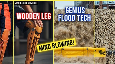 He Built a WOODEN LEG? & 4 Most Incredible Moments Caught on Camera!