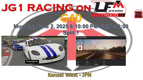 JG1 RACING on LFM - G40 - Kansai West - JPN - Split 1