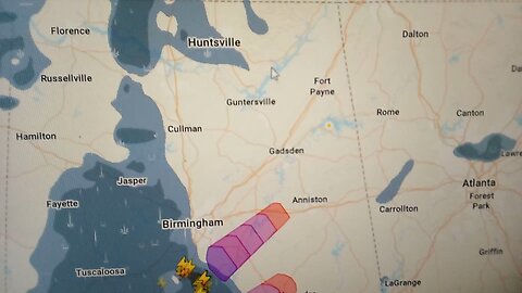 Incoming bad weather storm