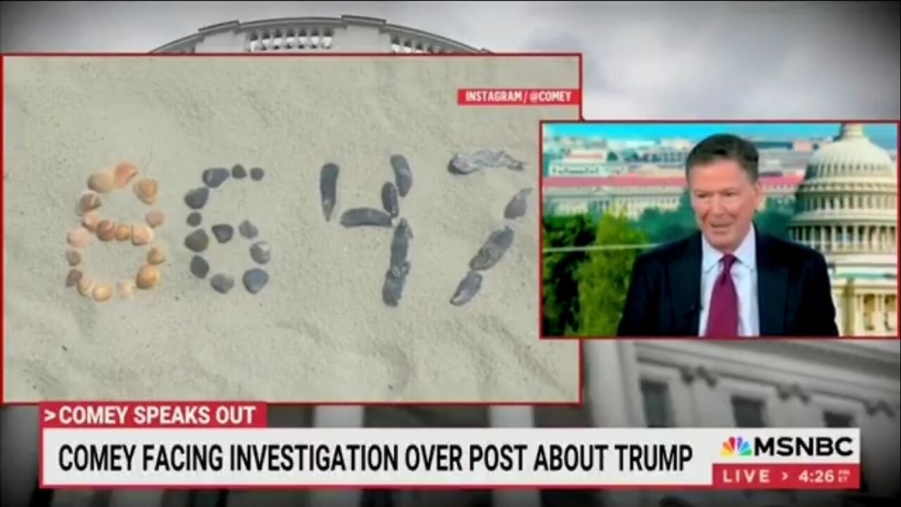 James Comey Blames His Wife For Taking The 8647 Photo