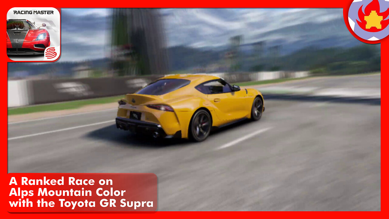 A Ranked Race on Alps Mountain Color with the Toyota GR Supra | Racing Master