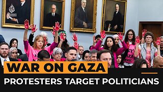 The protesters targeting US lawmakers as Israel starves Gaza | Al Jazeera Newsfeed