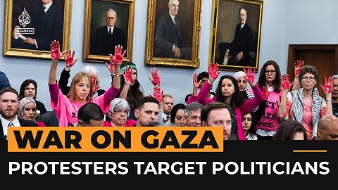 The protesters targeting US lawmakers as Israel starves Gaza | Al Jazeera Newsfeed