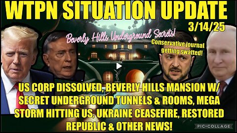 US CORP dissolved, Conservatives getting swatted, Ukraine ceasefire,Elite Mansion tunnels & more.