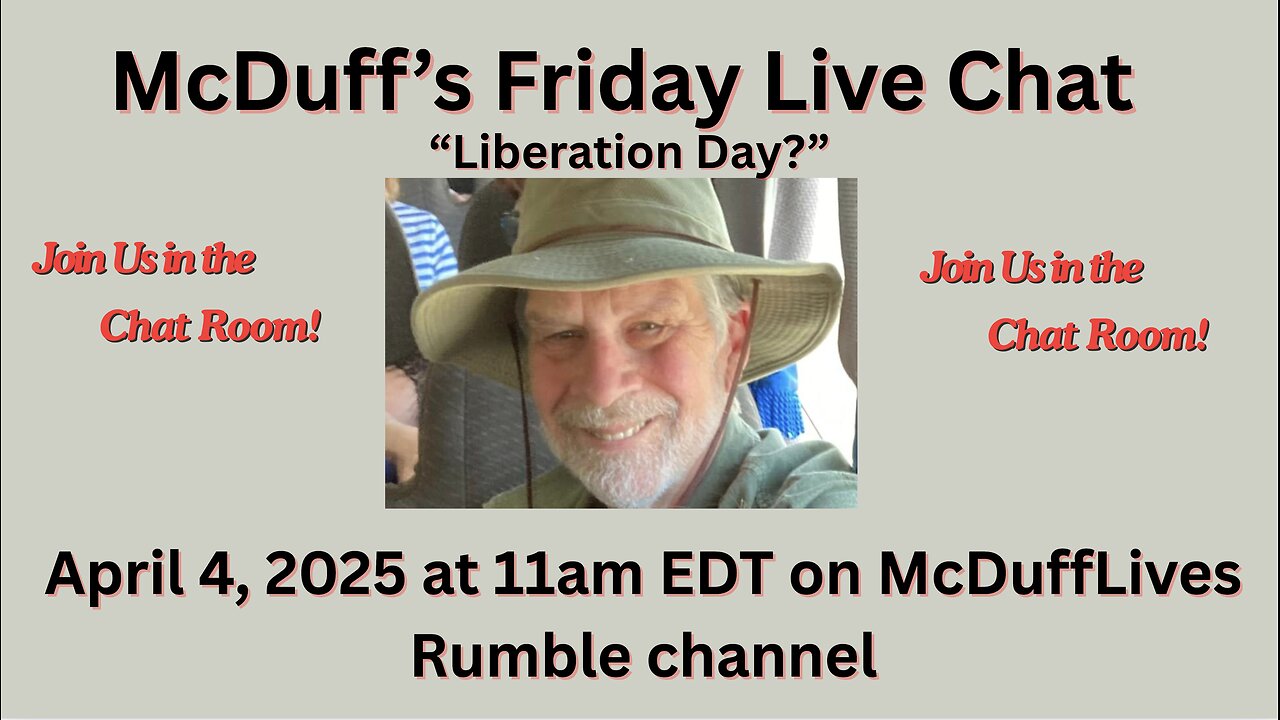 McDuff's Friday Live Chat, April 4, 2025