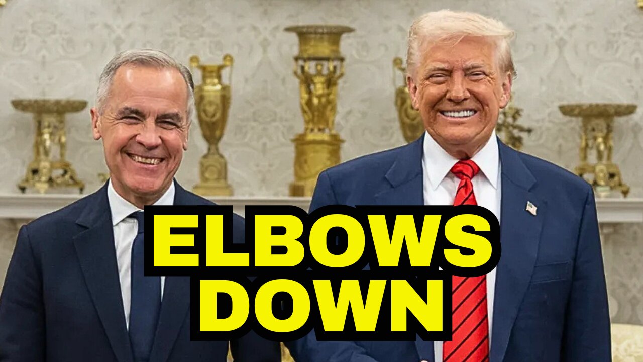 ELBOWS DOWN For Mark Carney And Donald Trump Meeting