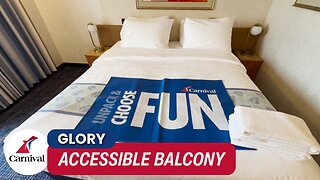 Carnival Glory Accessible Balcony Cabin 6207 | Freedom & Ocean Views for All