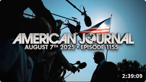 The American Journal: Media Baits Trump Into Again Dismissing Epstein Files As A “Hoax” — “Trying To Divert Attention To Something That’s Total Bulls**t” - FULL SHOW - 08/07/2025