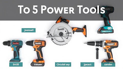 Top 5 Power Tools Every DIYer Needs | Essential Tools for Home Projects