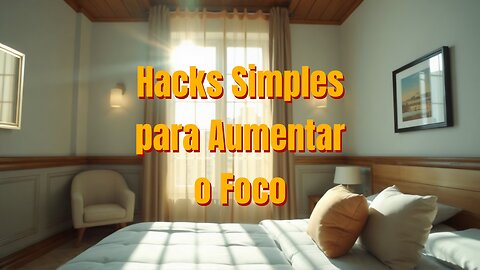 Hacks Simples para Aumentar o Foco!