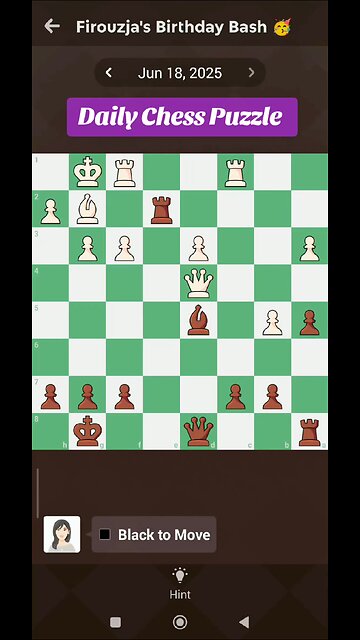 Daily Chess Puzzle 18.06.2025