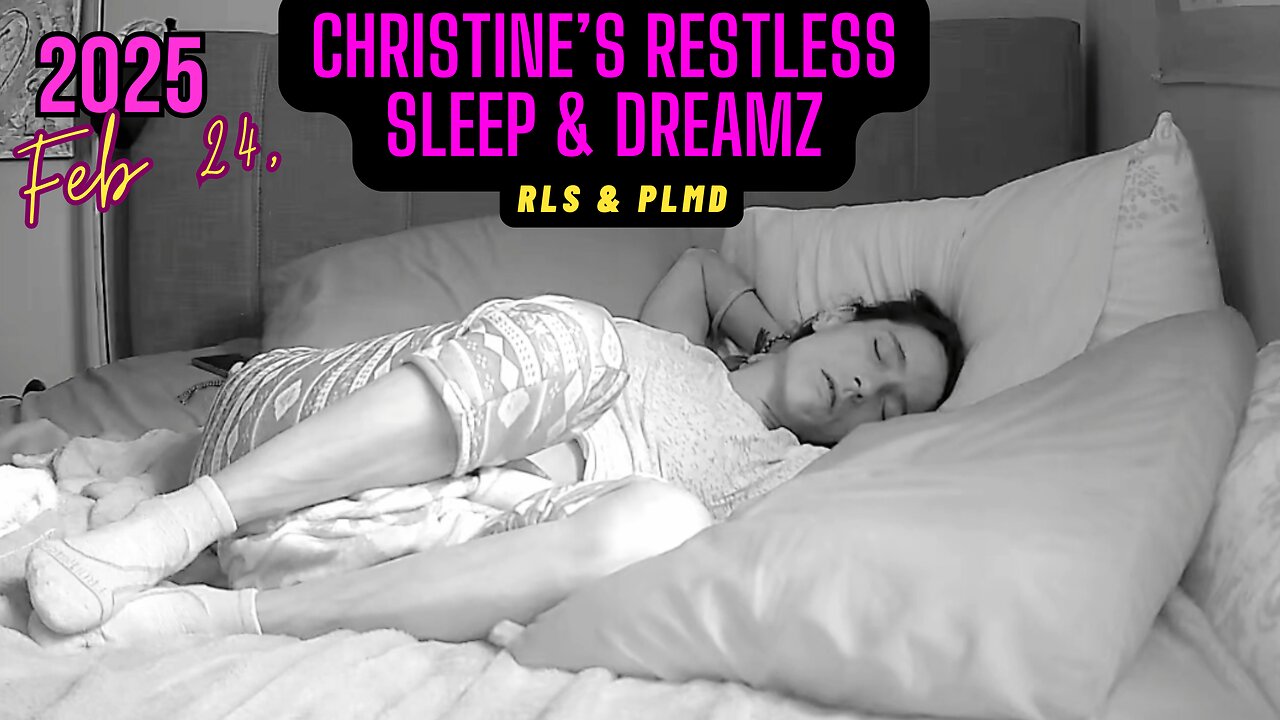 📽️FULL NIGHT SLEEP STREAM😴 Feb 24, 2025 (PLMD) Sick