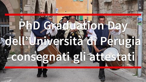 PhD Graduation Day dell’Università di Perugia consegnati gli attestati