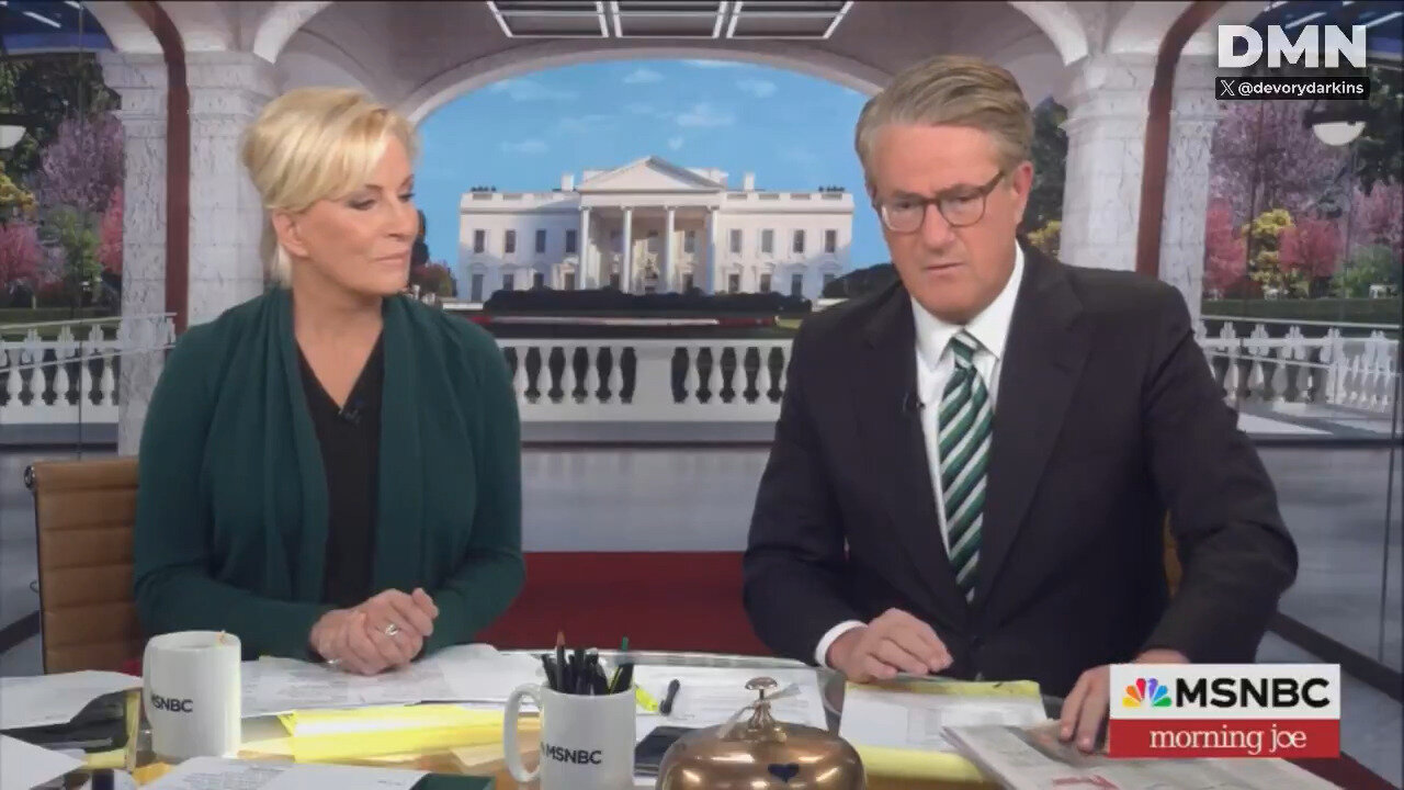Cat Got Your Tongue? Watch MSNBC's Joe Scarborough Choke As He Reports On Market Rebound