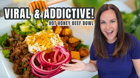 VIRAL Hot Honey BEEF Bowls - The 20 Minute Dinner that is Addictive!