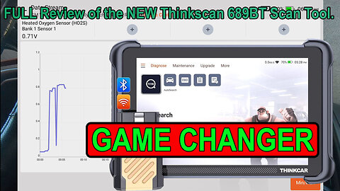 FULL Review of the GAME CHANGING Thinkcar 689BT. This OEM Level Scanner has FREE Lifetime Updates.