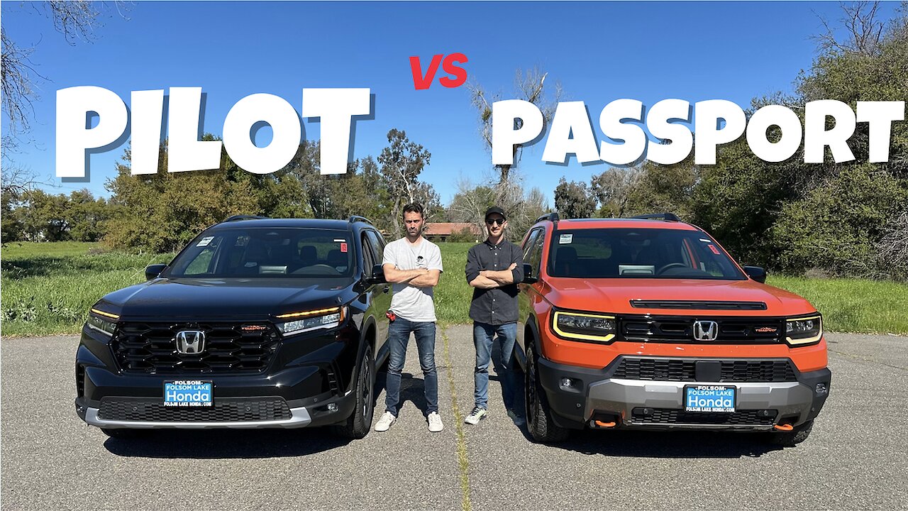 2026 Honda Passport vs 2025 Honda Pilot in Trailsport