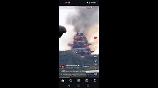 1500 Year Old Temple Burns Down