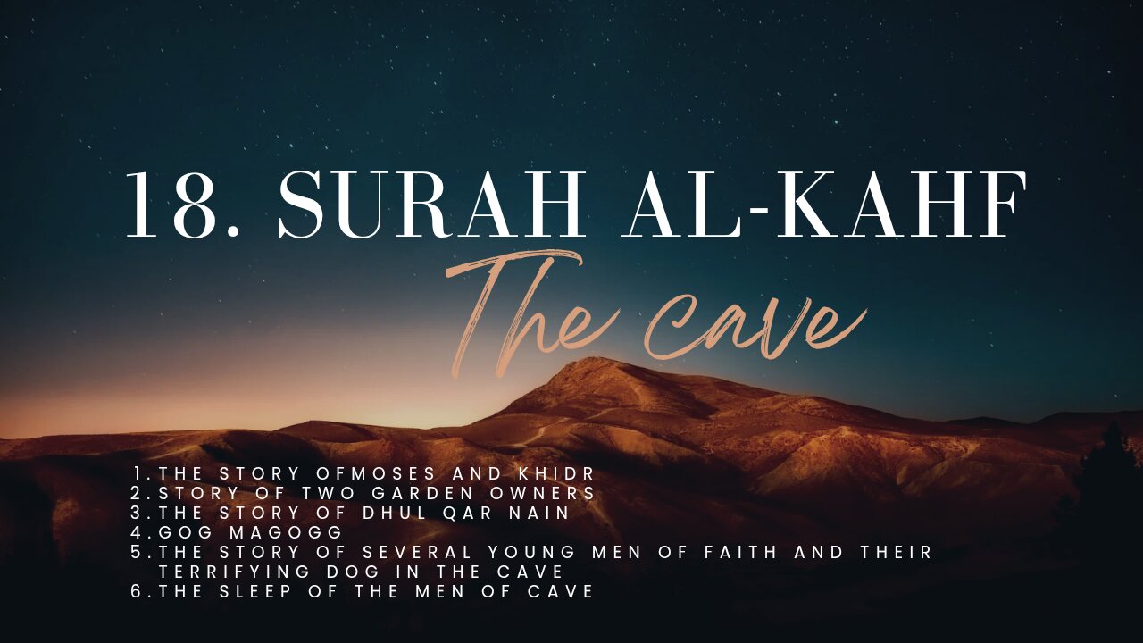 18. Surah Al-kahf (the cave)