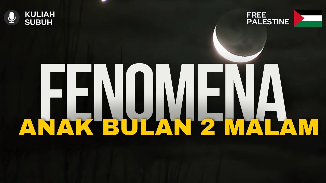 Fenomena Anak Bulan Dua Malam | Taqweem Islam | Dr.Mohd.Rosdi