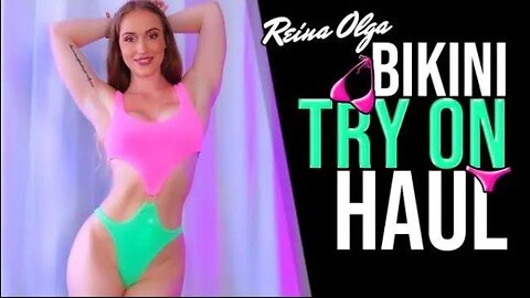 Reina Olga - Bikini Try On Haul @MissChaseCrypto @ScarletChasetwitch