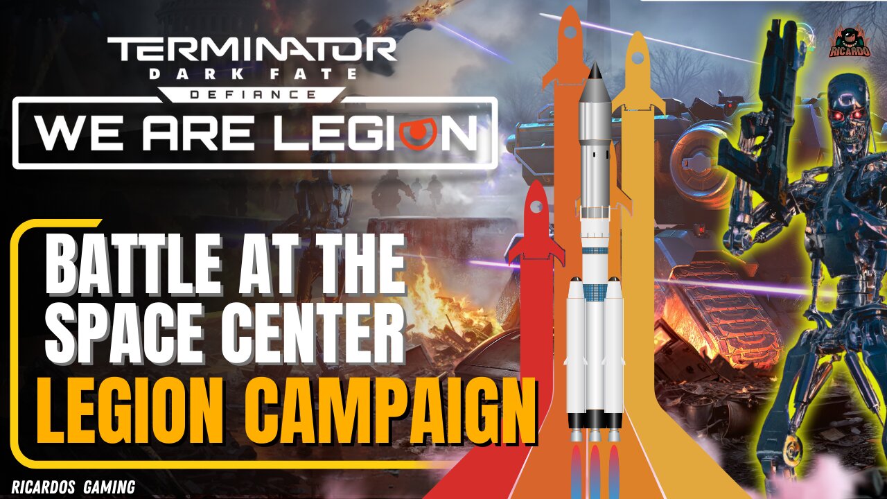 Machine vs Machine MAYHEM in Space City Battle! Terminator Ark Fate DLC