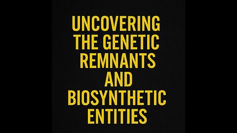 Uncovering the Genetic Remnants and Biosynthetic Entities