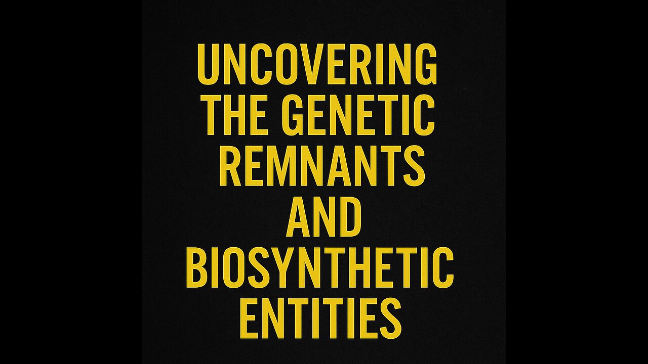 Uncovering the Genetic Remnants and Biosynthetic Entities