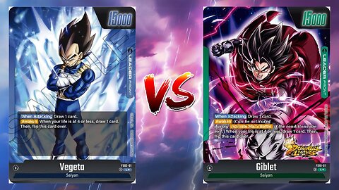 Dragonball Fusion World Online Vegeta VS Giblet!!