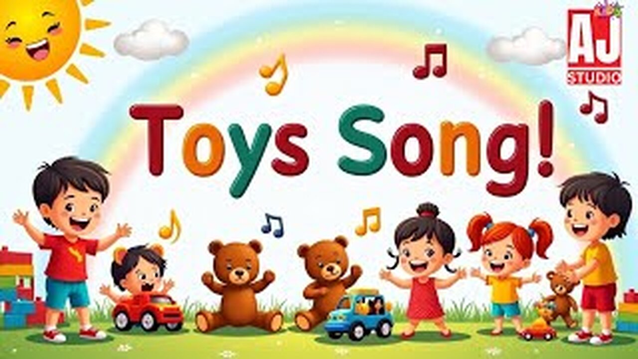 Learn Toy Names in English |Toys Song for Kids 😊