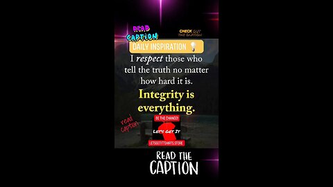 🗣Be Honest Today, Have Some Integrity‼️💪 #sobercoach #motivation #MorningQuotes #Quotes #Sobriety