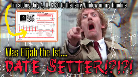 Elijah a Date Setter? Nested Imminence. Ark Door Closes 7/4 - 7/11. Essenes, New Wine & 7/20.