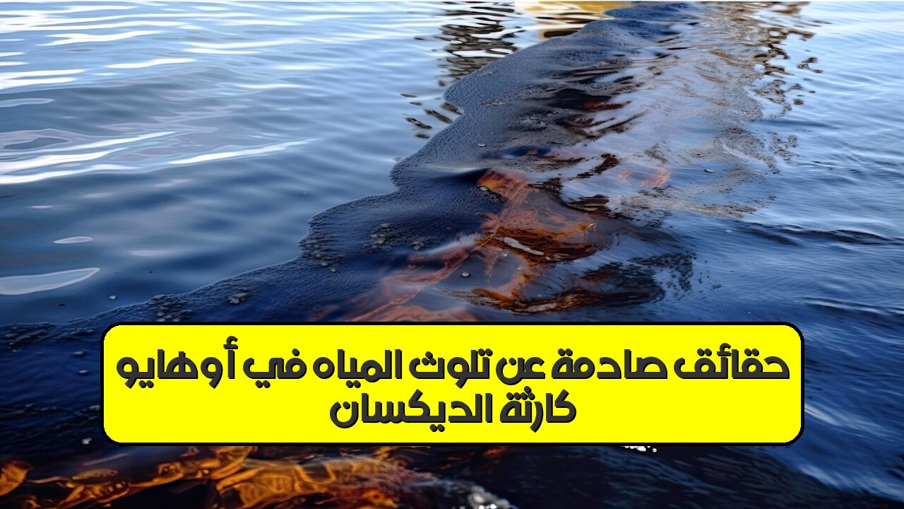 كارثة "الديكسان": حقائق صادمة عن تلوث المياه في أوهايو #تلوث_المياه #أوهايو #الديكسان